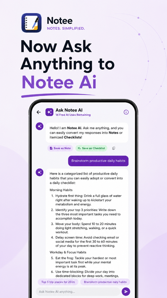Notee Screen 2